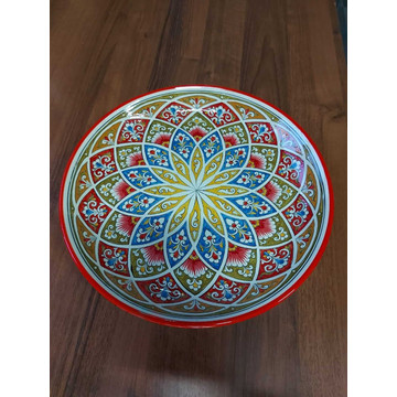Ляган Калям 37 см узбекская керамика