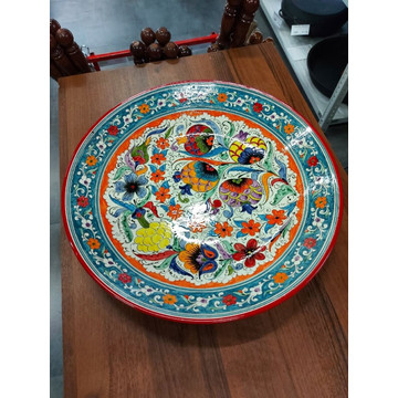Турецкий узор Ляган 42 см узбекская керамика