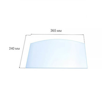 Жаропрочное стекло Robax для дверок Везувий 230 240х365 мм