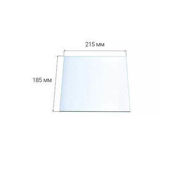 Жаропрочное стекло Robax для дверок Везувий 260 185х215 мм
