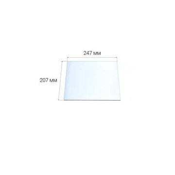 Жаропрочное стекло Robax для дверок Везувий 270 207х247 мм