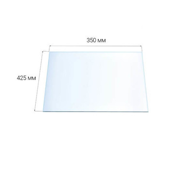 Жаропрочное стекло Robax для дверок Везувий Панорама 425х350 мм