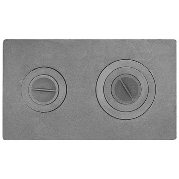 Чугунная печная плита П2-3 710х410 мм Литком (Рубцовское литьё)