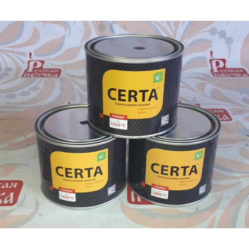 Термостойкая краска CERTA 400 гр 1200 °С цвет черный