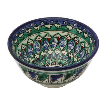 Пиала средняя Риштан 9.5 см узбекская керамика