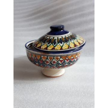 Сахарница Риштан 250 мл узбекская керамика