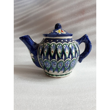 Заварочный чайник Риштан 0.7 л узбекская керамика
