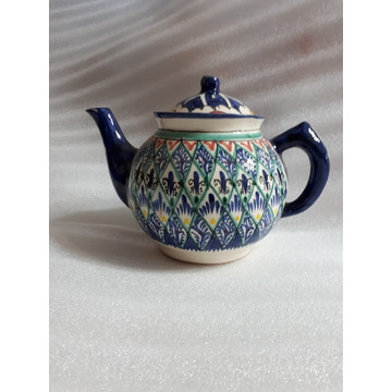 Заварочный чайник Риштан 1 л 23х23 см узбекская керамика