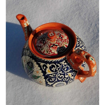 Заварочный чайник Риштан 10 л узбекская керамика
